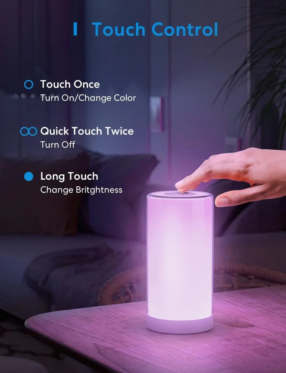Meross - Smart Wi - Fi Ambient Light - Smart Lamp - Meross - Zenox