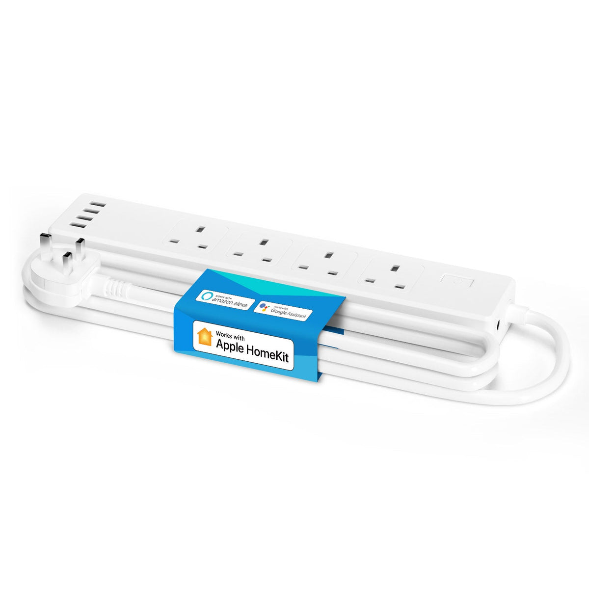 Meross Smart Wi-Fi Surge Protector (4-Outlet and 4-USB port) - Smart Life Appliances -Meross - Zenox