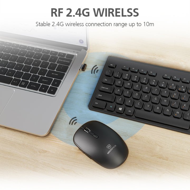 Micropack iFREE MINI 2 Slim Wireless Combo - Keyboard + Mouse - Micropack - Zenox