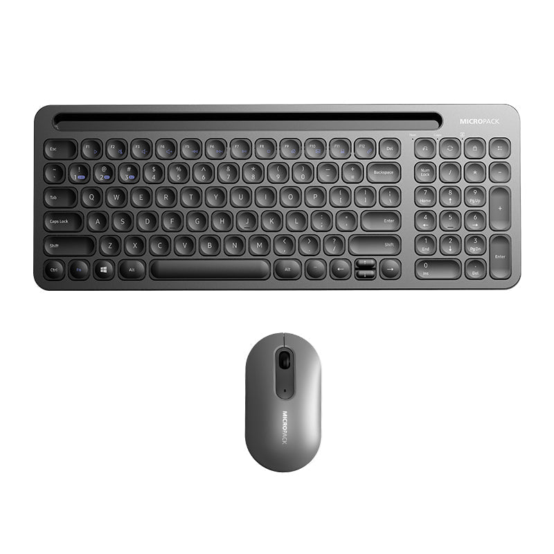 Micropack iFREE Pro 2 - 2.4G/Bluetooth Wireless Keyboard & Mouse Combo - Keyboard + Mouse - Micropack - Zenox