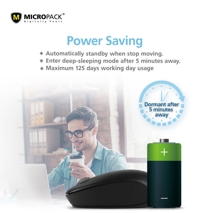 Micropack Speedy Lite RF 2.4G Wireless Mouse - Mouse - Micropack - Zenox