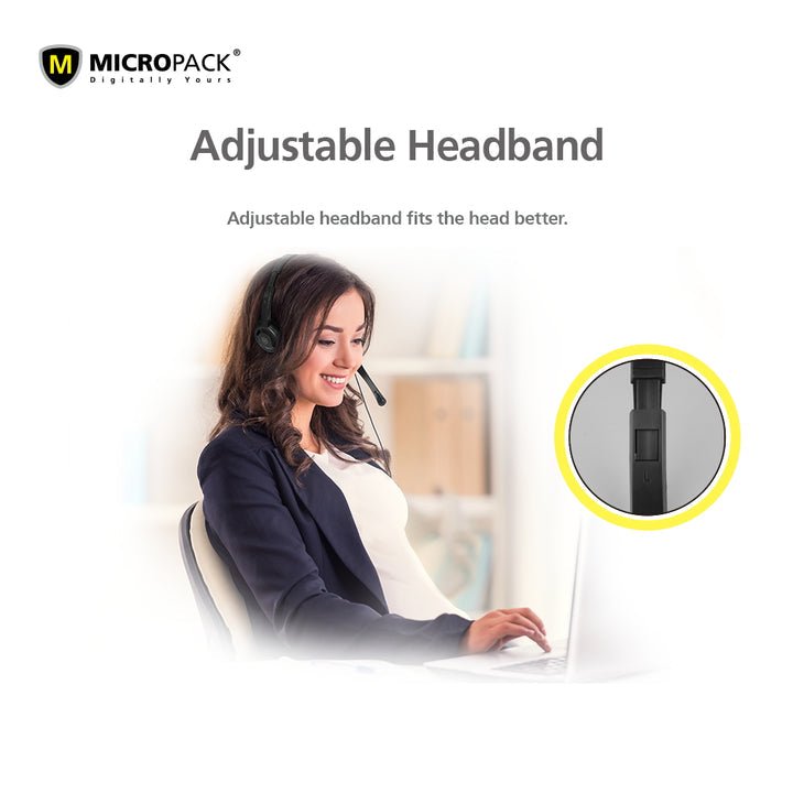 Micropack Stereo Sound Headphone (3.5mm jack) - Headset - Micropack - Zenox