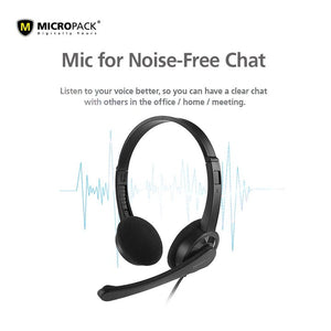 Micropack Stereo Sound Headphone (3.5mm jack) - Headset - Micropack - Zenox