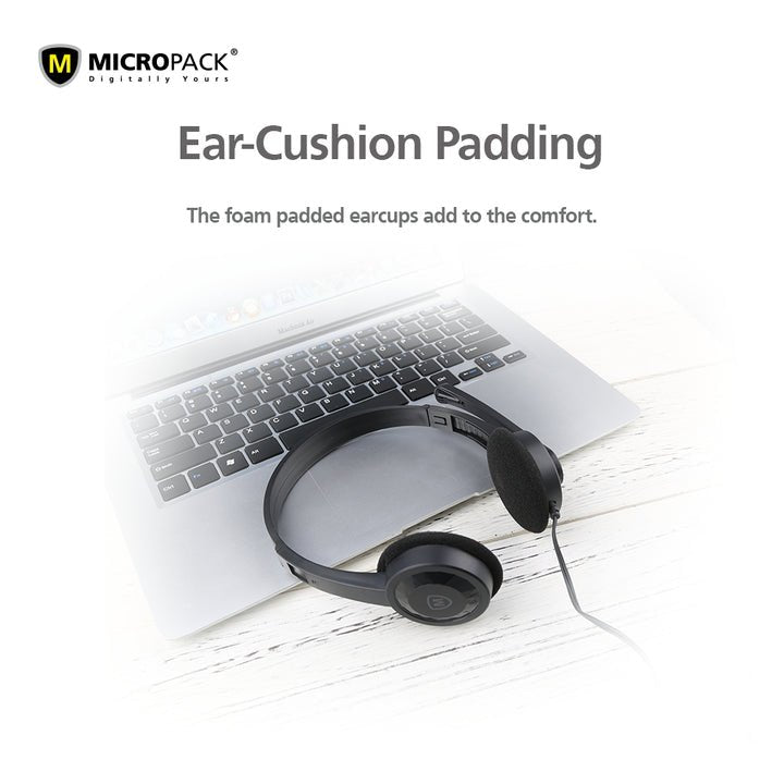Micropack Stereo Sound Headphone (3.5mm jack) - Headset - Micropack - Zenox