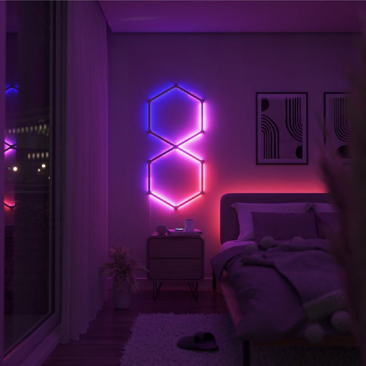 Nanoleaf Lines Starter Kit 9pk - Smart Wall Light - Nanoleaf - Zenox