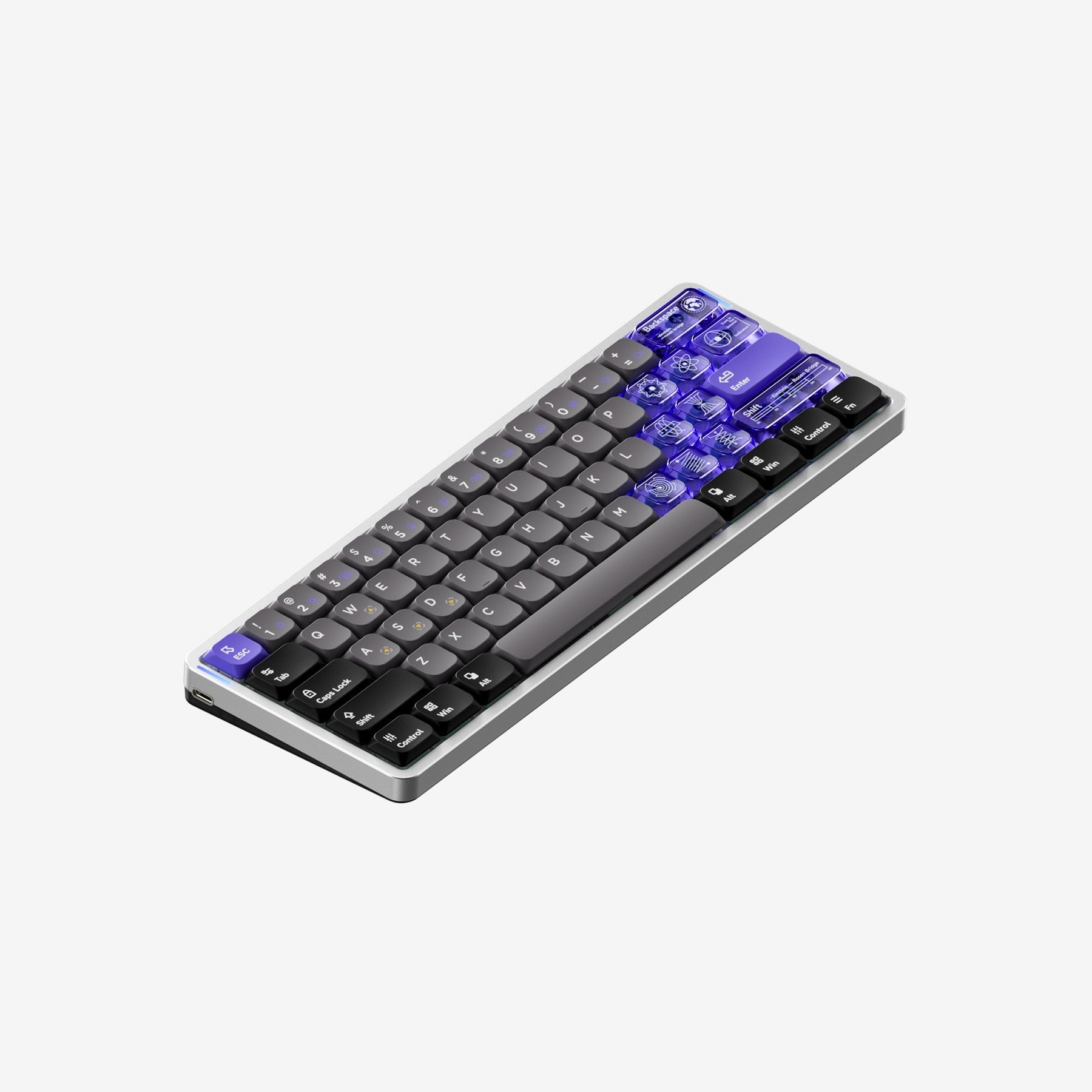 Nuphy Air60 V2 ワイヤレスキーボードホワイト Aloe軸 US配列