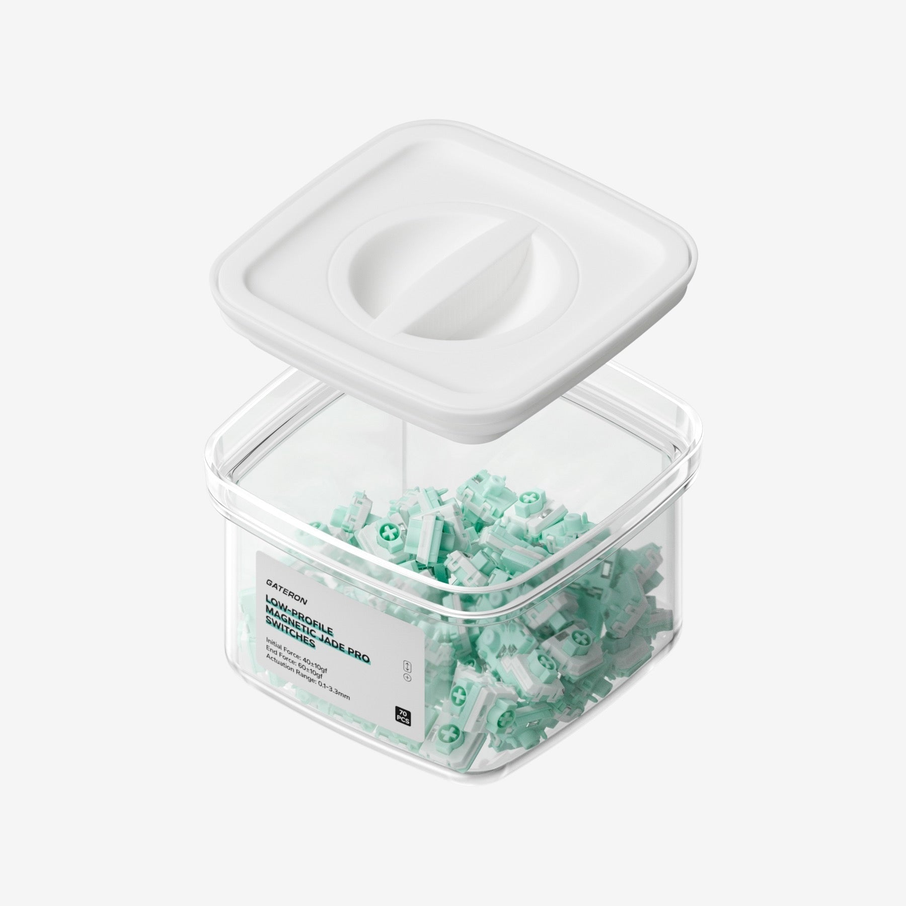 NuPhy Gateron Low - profile Magnetic Jade Pro Switches (90pcs) - Mechanical Switch - Nuphy - Zenox