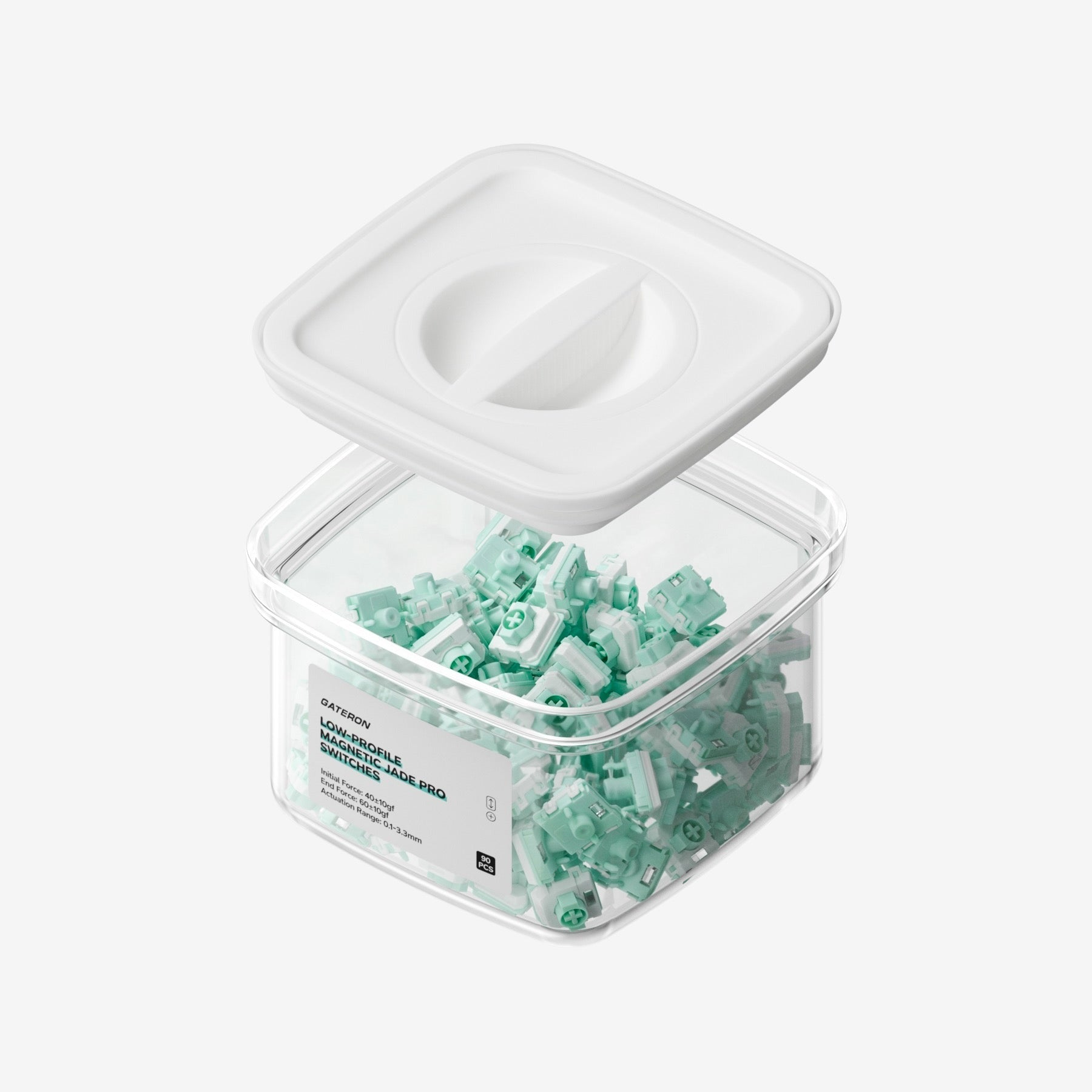 NuPhy Gateron Low - profile Magnetic Jade Pro Switches (90pcs) - Mechanical Switch - Nuphy - Zenox