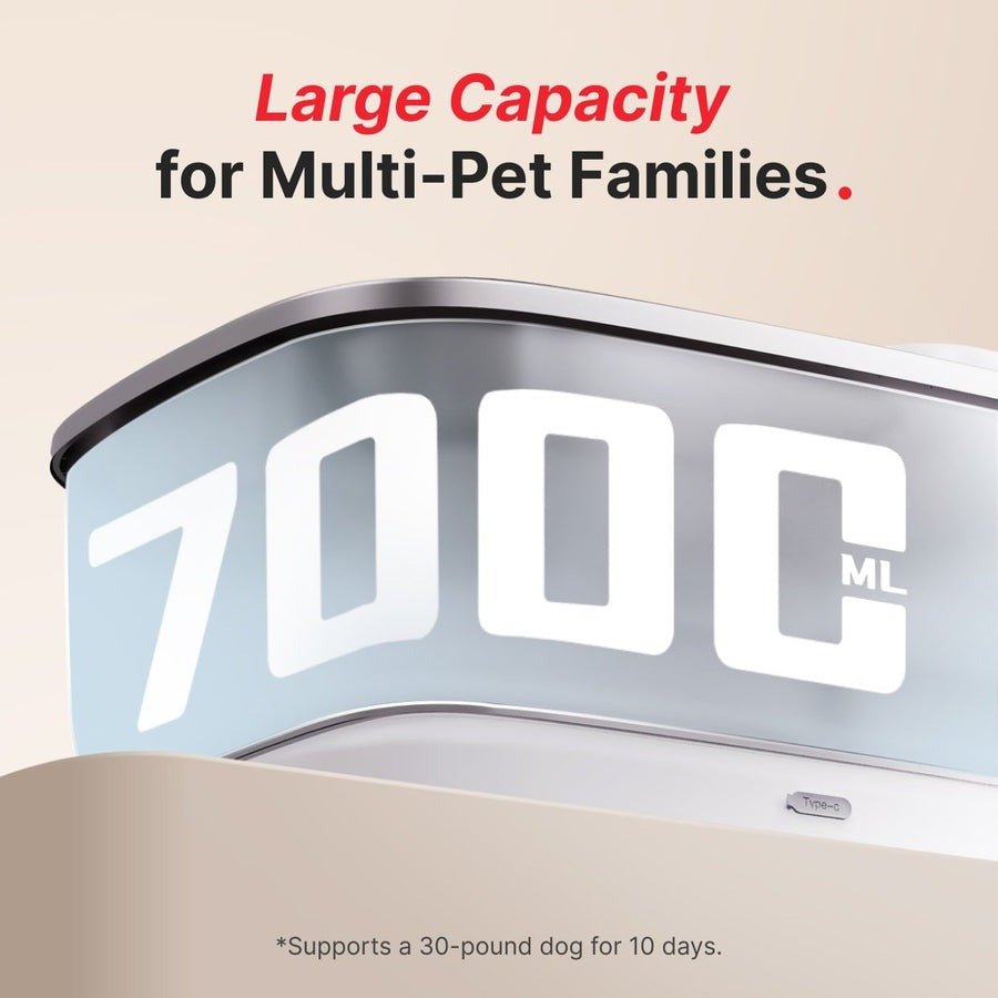Pet Marvel - Cordless Dog Water Fountain [F2V2] - Pet Supplies - Pet Marvel - Zenox