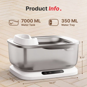 Pet Marvel - Cordless Dog Water Fountain [F2V2] - Pet Supplies - Pet Marvel - Zenox
