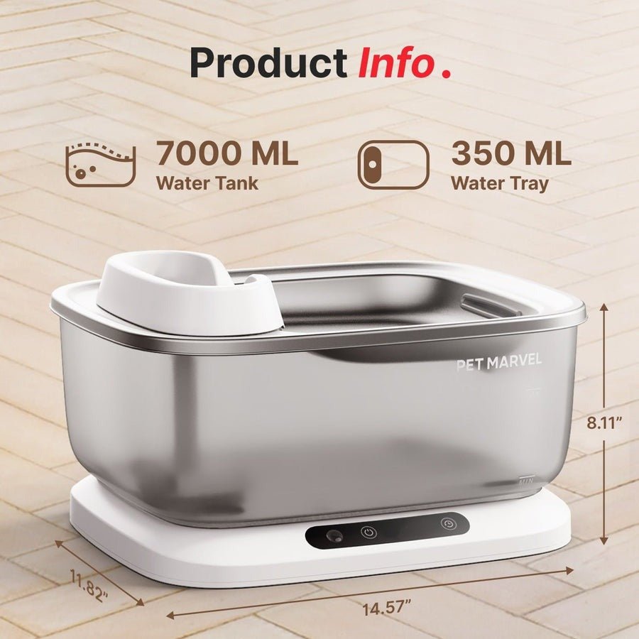 Pet Marvel - Cordless Dog Water Fountain [F2V2] - Pet Supplies - Pet Marvel - Zenox
