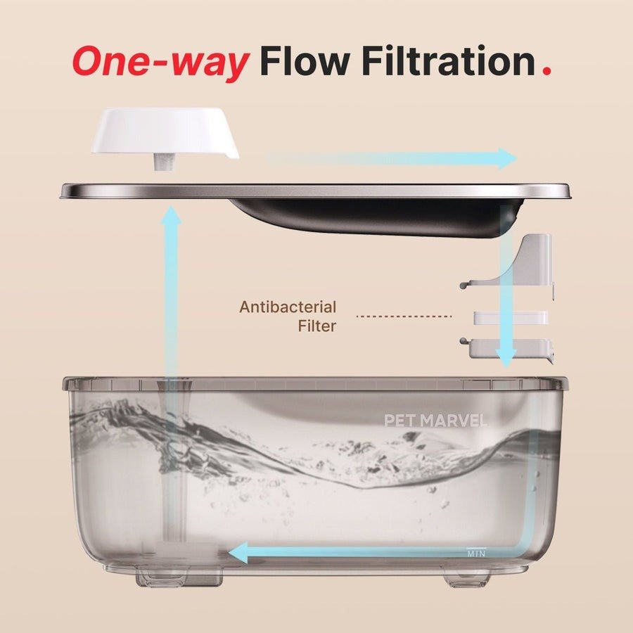 Pet Marvel - Cordless Dog Water Fountain [F2V2] - Pet Supplies - Pet Marvel - Zenox