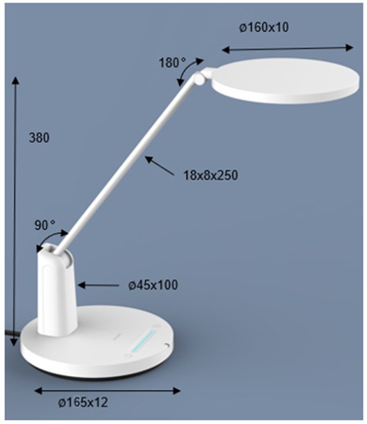 Philips 66278 P1 LED Desklamp - Desk Lamp - Philips - Zenox