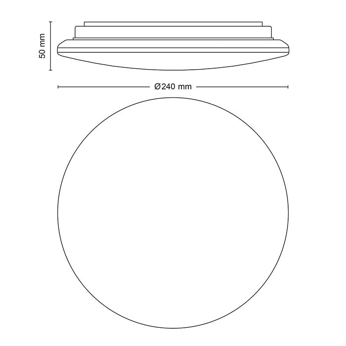 Philips CL200 G2 EC RD 10W 65K W HV 03 - Ceiling Light - Philips - Zenox