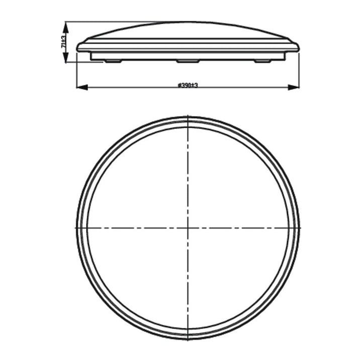 Philips CL201 EC RD 24W 40K W HV 03 Ceiling Light - Ceiling Light - Philips - Zenox