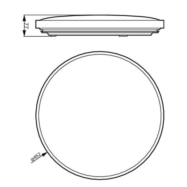 Philips CL702 AIO RD 36W 27 - 65K W HV 03 Ceiling Light - Ceiling Light - Philips - Zenox