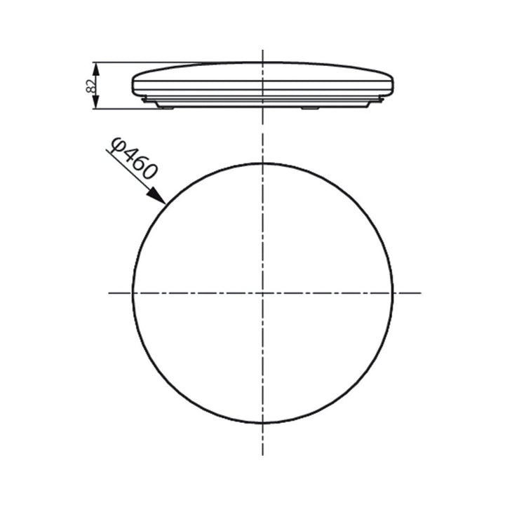 Philips CL704 AIO RD 36W 27 - 65K KHK HV Ceiling Light - Ceiling Light - Philips - Zenox