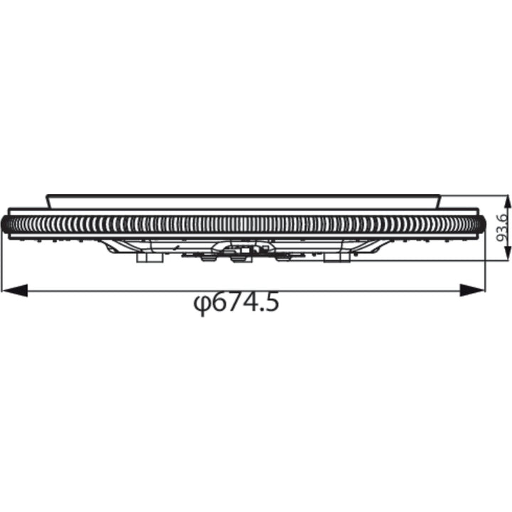 Philips CL850 AIO RD 52W 27 - 65K W HV 03 Ceiling Light - Ceiling Light - Philips - Zenox