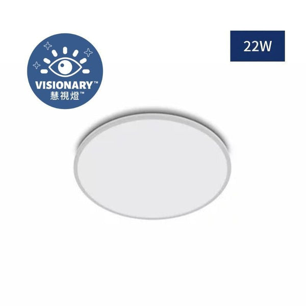 Philips EyeCare CL550 SS 22W 40K LG WV IP20 03 - Ceiling Light - Philips - Zenox