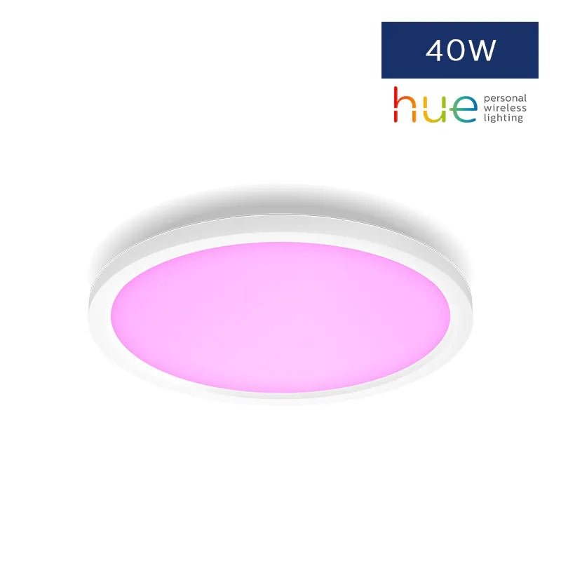 Philips Hue Surimu Hue Panel Rd 40W - Ceiling Light -Philips Hue - Zenox