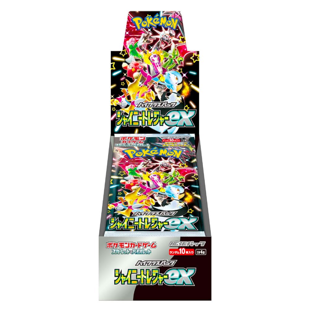Pokémon Booster Box (JP) - Shiny Treasure ex (SV4A) - 10 Packs - Booster Box - Pokemon - Zenox