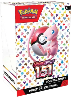 Pokémon Booster Box (US) - 151 Booster Bundle - 6 Packs - Booster Box - Pokemon - Zenox