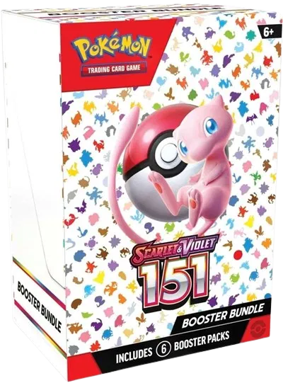 Pokémon Booster Box (US) - 151 Booster Bundle - 6 Packs - Booster Box - Pokemon - Zenox