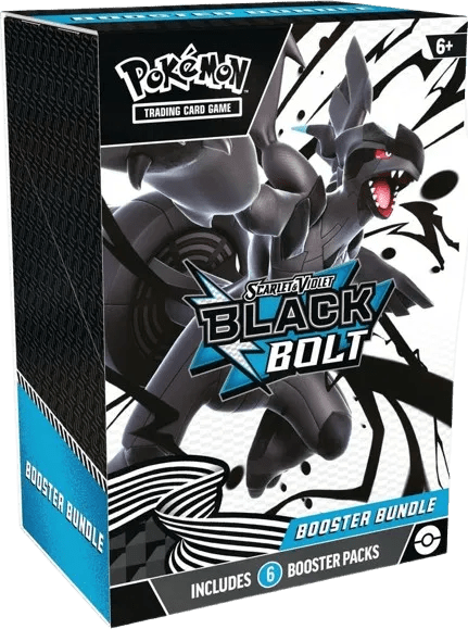 Pokémon Booster Box (US) - Black Bolt Booster Bundle - 6 Packs - Booster Box - Pokemon - Zenox