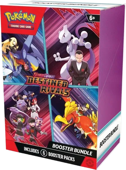 Pokémon Booster Box (US) - Destined Rivals Booster Bundle - 6 Packs - Booster Box - Pokemon - Zenox