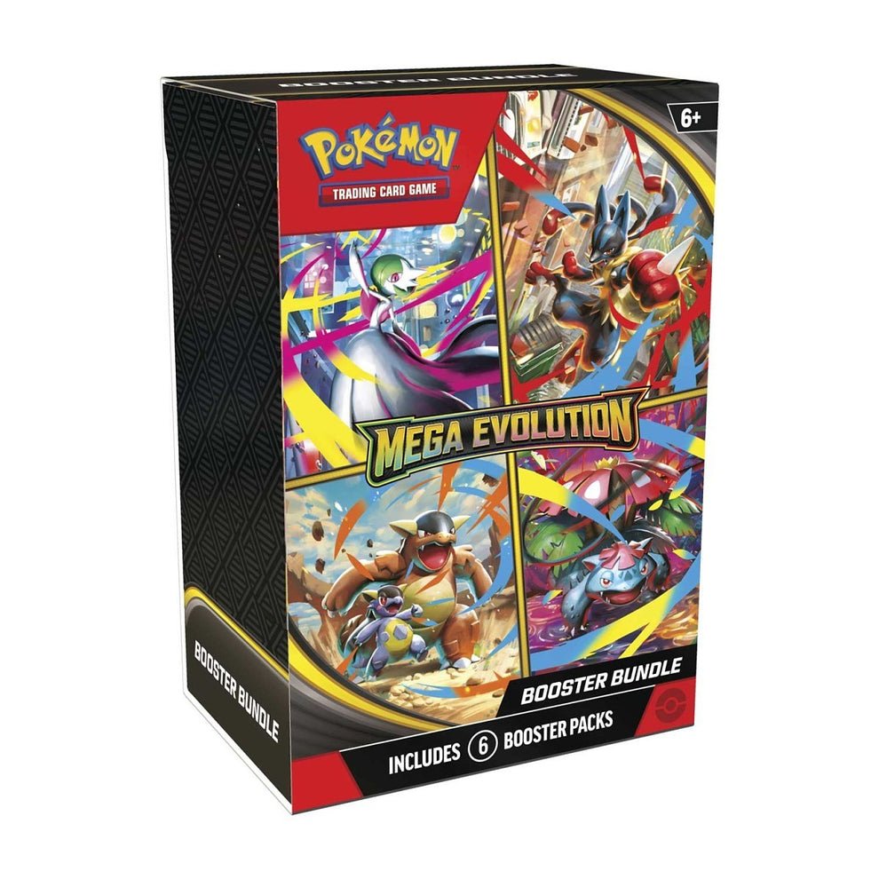 Pokémon Booster Box (US) - Mega Evolution Booster Bundle - 6 Packs - Booster Box - Pokemon - Zenox