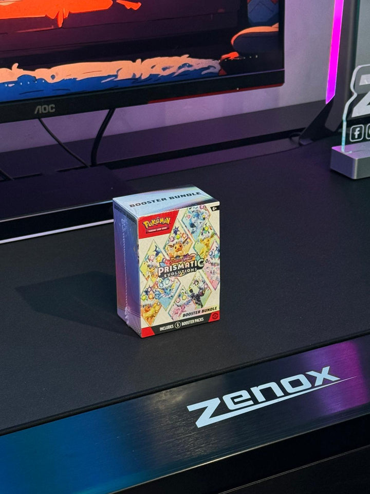 Pokémon Booster Box (US) - Prismatic Evolutions Booster Bundle - 10 Packs - Booster Box - Pokemon - Zenox