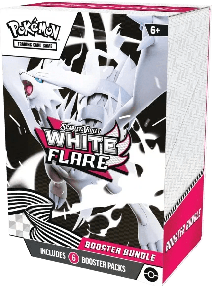 Pokémon Booster Box (US) - White Flare Booster Bundle - 6 Packs - Booster Box - Pokemon - Zenox