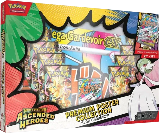 Pokémon Collection Box (US) - Mega Gardevoir Poster Box - Collection Box -Pokemon - Zenox