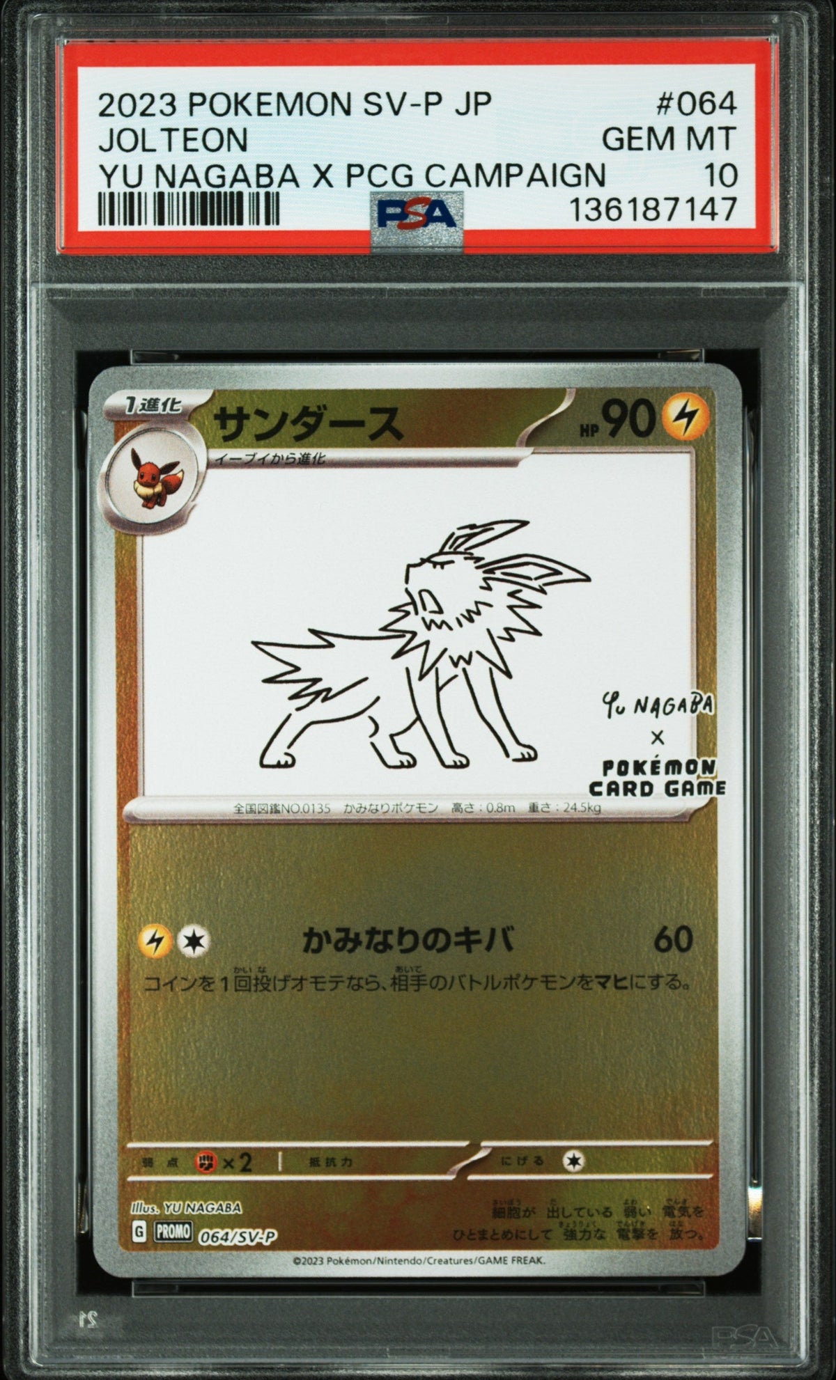 Pokemon - Jolteon 064/SV - P - Singles - Pokemon - Zenox