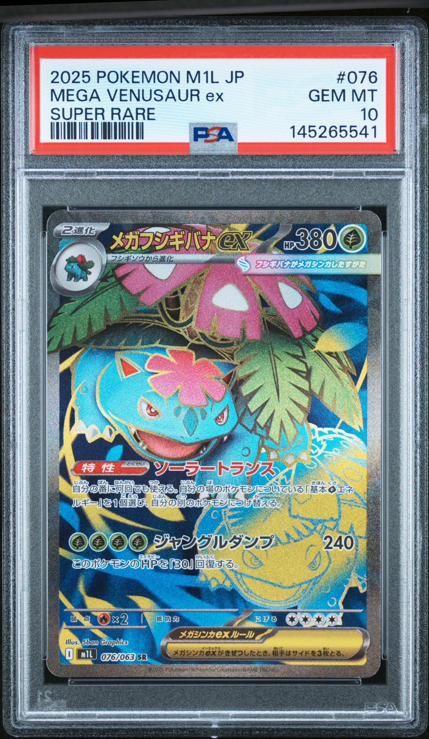 Pokemon - Mega Venusaur ex 076/063 - Singles -Pokemon - Zenox
