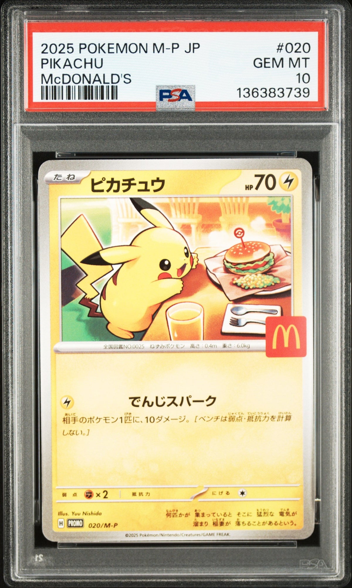 Pokemon - Pikachu 020/M - P - Singles - Pokemon - Zenox