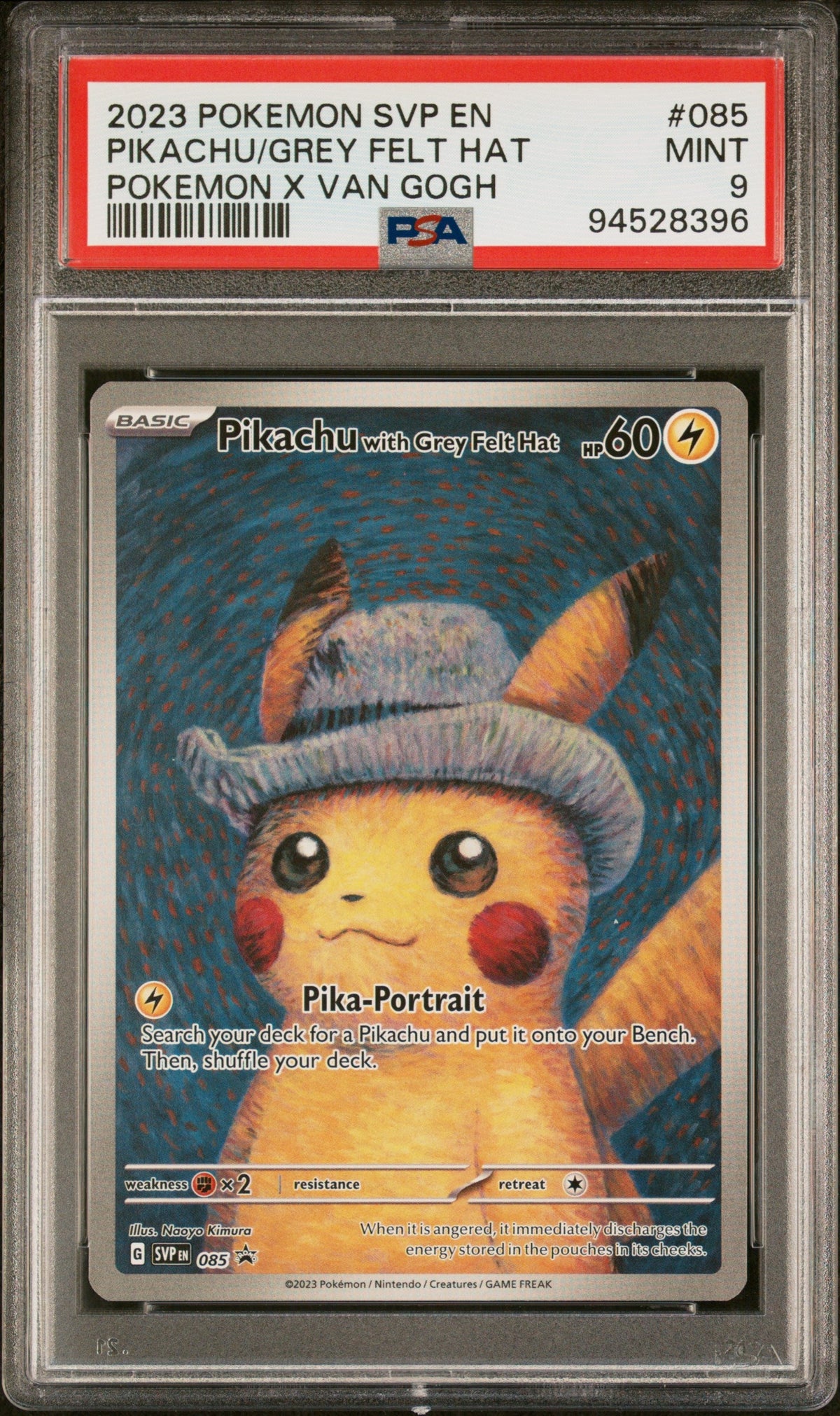Pokemon - Pikachu with Grey Felt Hat 085 - Singles - Pokemon - Zenox