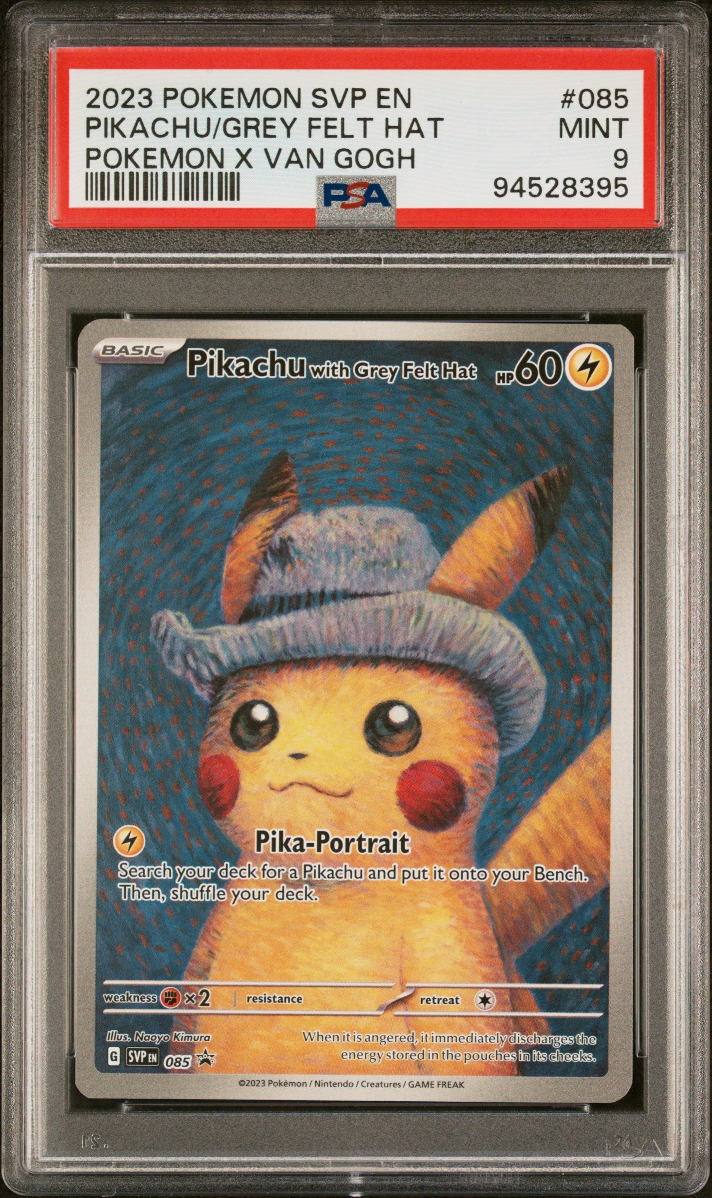 Pokemon - Pikachu with Grey Felt Hat 085 - Singles - Pokemon - Zenox
