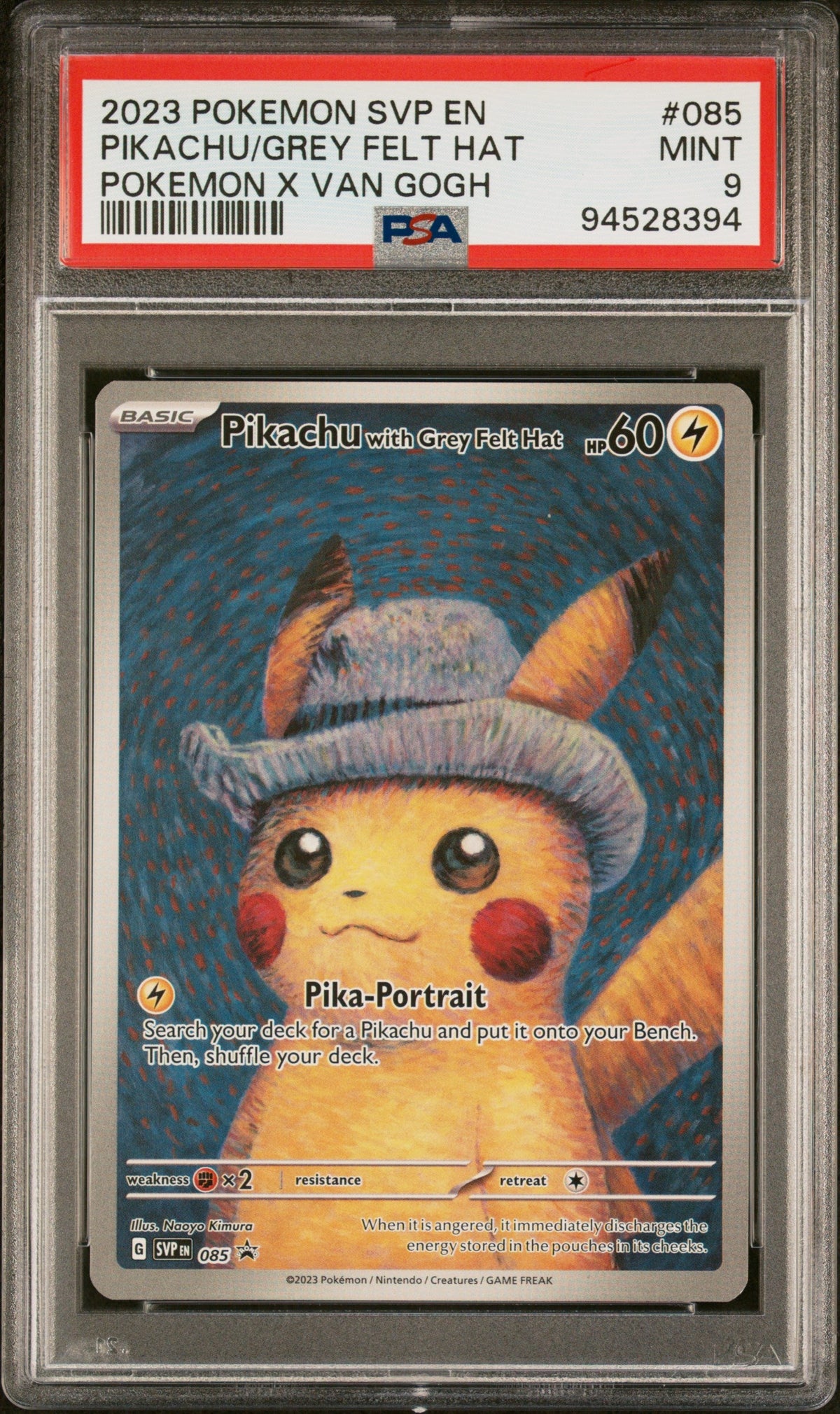 Pokemon - Pikachu with Grey Felt Hat 085 - Singles - Pokemon - Zenox