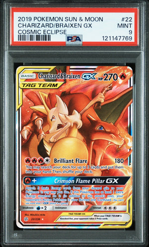 Pokemon Single Cards - Charizard & Braixen GX 22/236 - Singles - Pokemon - Zenox