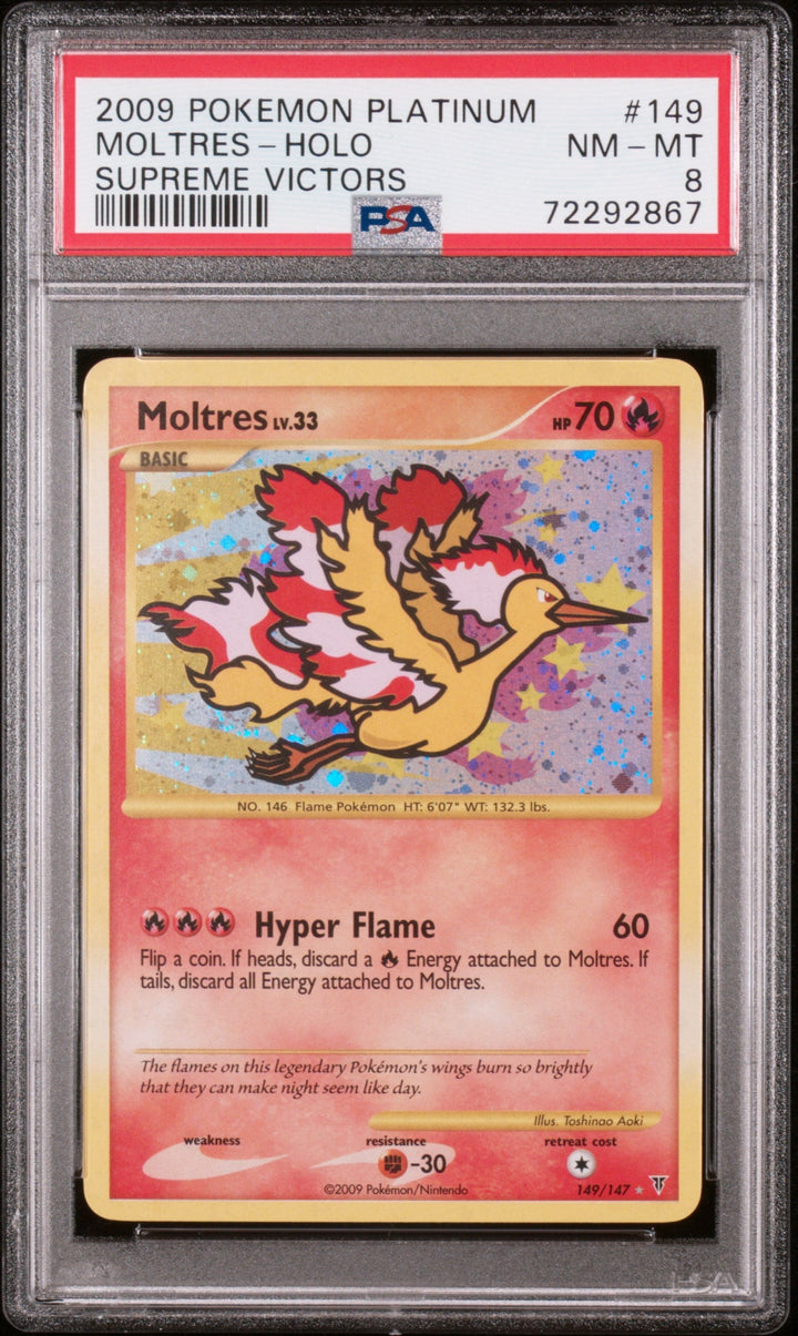 Pokemon Single Cards - Moltres Holo 149/147 Pokemon