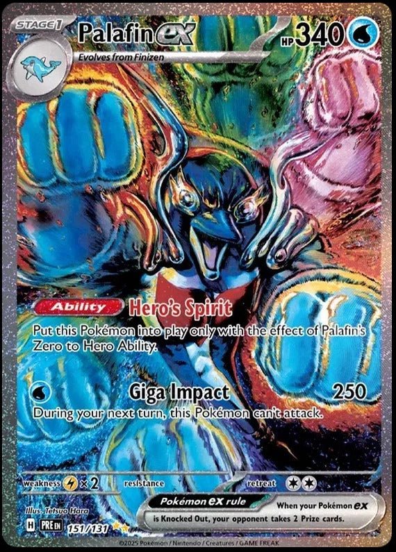 Pokemon Single Cards - Palafin ex SIR 151/131 - Singles - Pokemon - Zenox