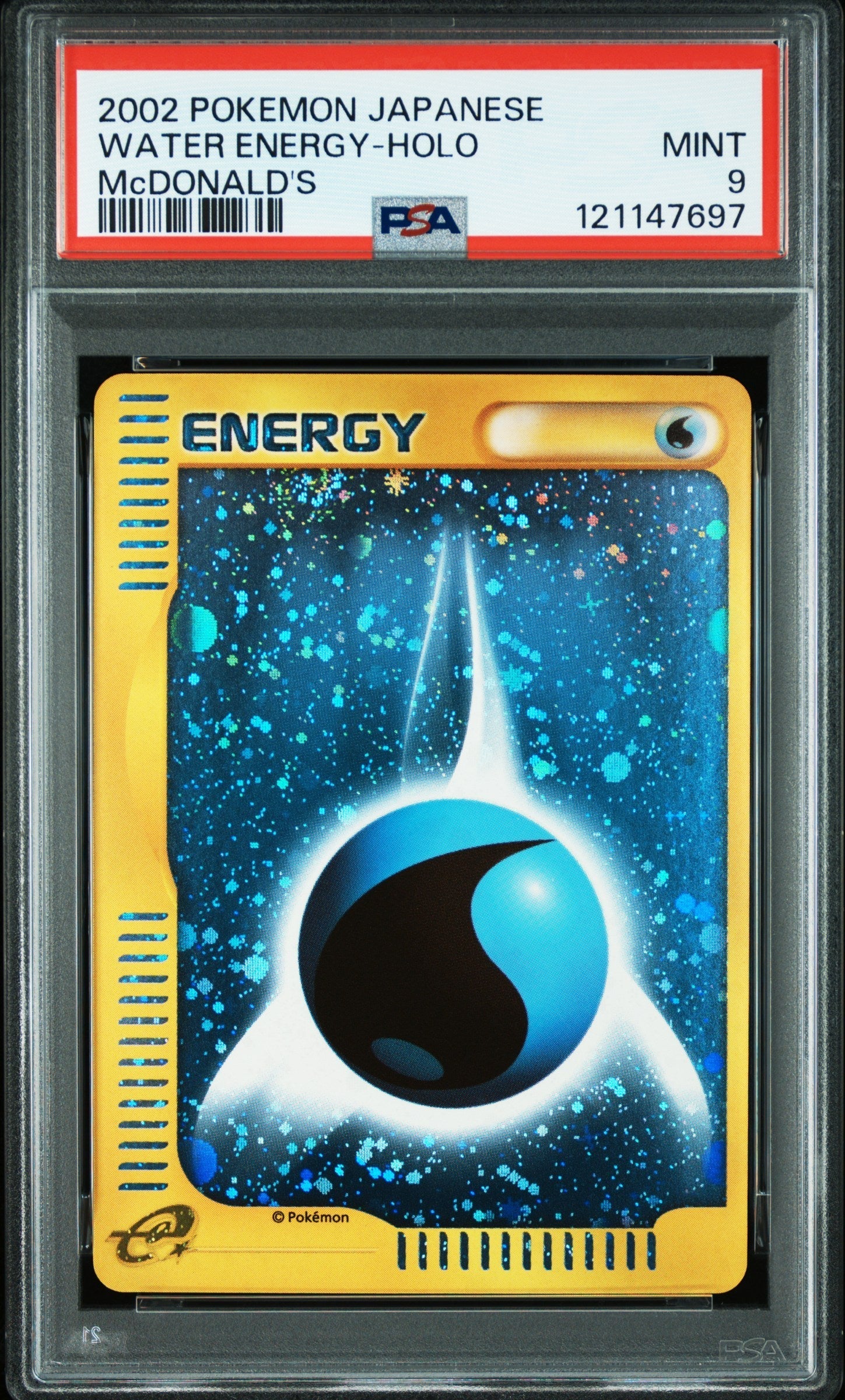 Pokemon Single Cards - Water Energy Holo (SWIRL) - Singles - Pokemon - Zenox