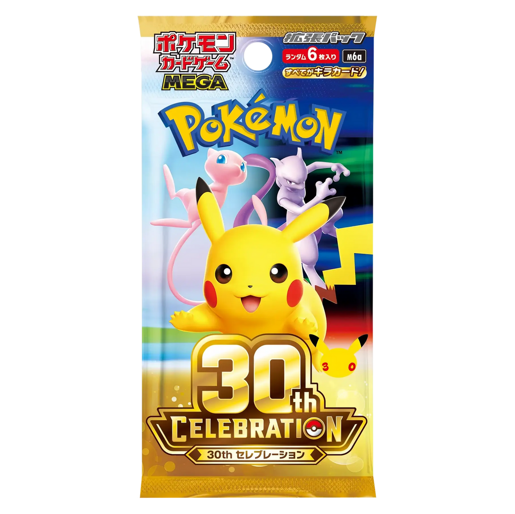 Pokémon Single Pack (JP) - MEGA 30th CELEBRATION (M6A) - Booster Packs -Pokemon - Zenox