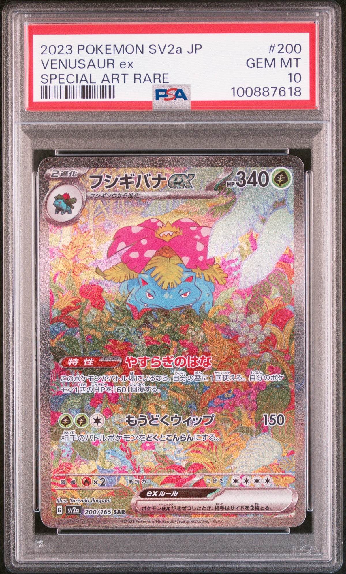 Pokemon - Venusaur Ex SAR Holo 200/165 - Singles - Pokemon - Zenox