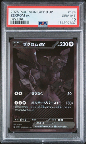Pokemon - Zekrom ex 174/086 - Singles -Pokemon - Zenox