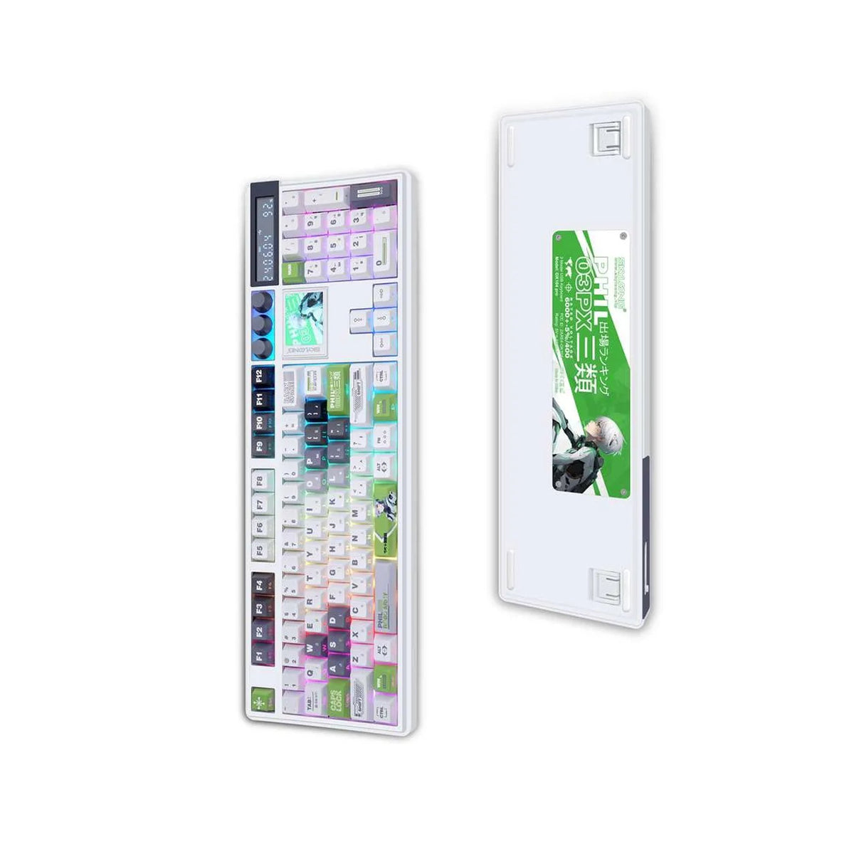 Skyloong GK104 Pro Wireless Mechanical Keyboard with Screen - Quantum Mech No.3 - Keyboard - Skyloong - Zenox