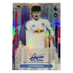 Sports Card - 2025-26 TOPPS FINEST PREMIER LEAGUE ALFIE CRESSWELL RC AUTO - Singles -Sports - Zenox
