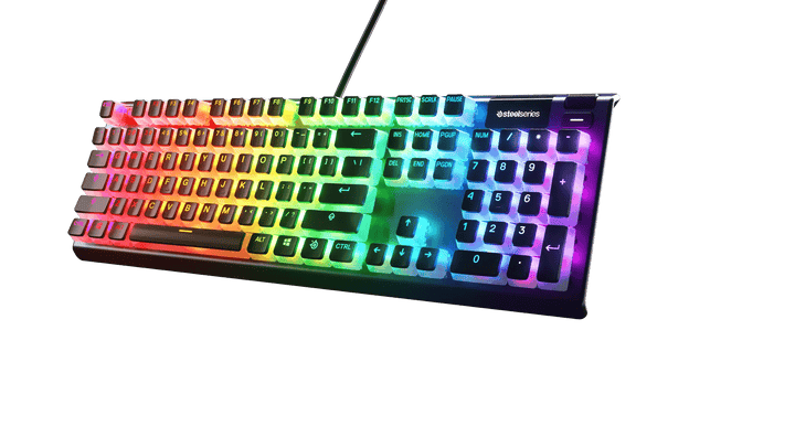Steelseries - PRISMCAPS Double Shot PBT Keycaps - Black (US English) - Keycap Set - Steelseries - Zenox