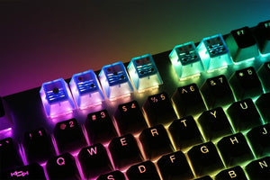 Tai - Hao /ABS/Backlit/Cubic Profile/6 Dice Keys/Novelty Double Shot Keyset - Keycap Set - Tai - Hao - Zenox